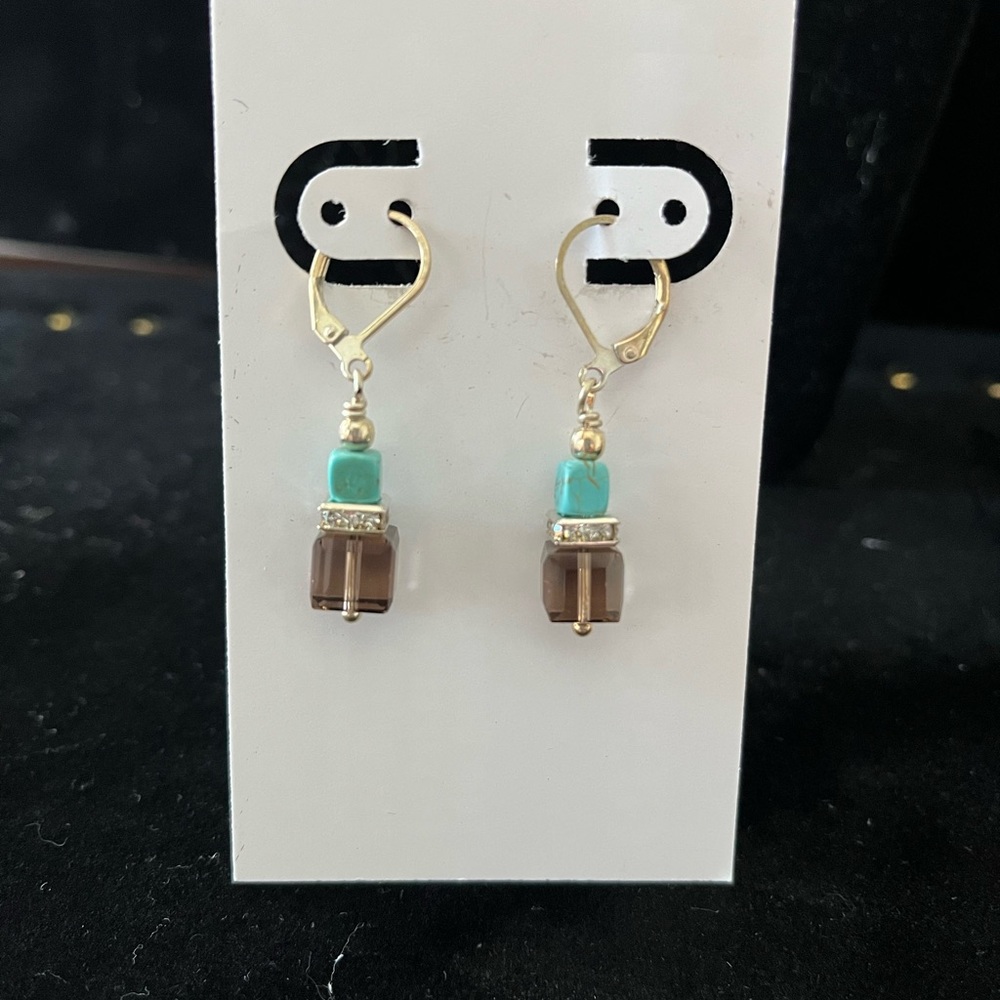 Gem earrings